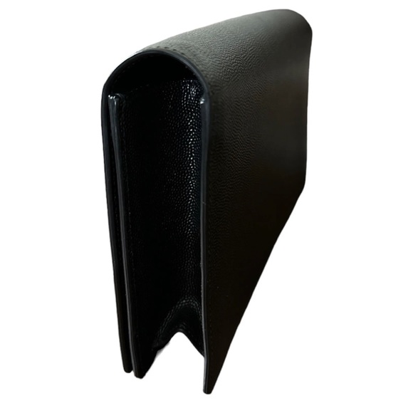 YSL / SAINT LAURENT KATE CLUTCH IN GRAIN DE POUDRE EMBOSSED LEATHER - Picture 3 of 5